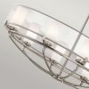 Żyrandol Saldana - 8 źródeł światła Klasyczny pewter abażur z organzy owalny klosze tuba minimalistyczny uniwersalny KL-SALDANA8 KICHLER